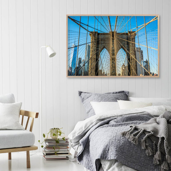 Wall art - Brooklyn Bridge Horizontal - Canvas Prints - Poster Prints - Image 3
