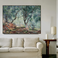 Wall Art - Olive Tree Wood in the Moreno Garden By Claud Monet- Canvas Prints-Poster Prints - Image 3