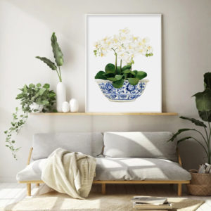 Wall art - Elegant Flower B - Canvas Prints - Poster Prints