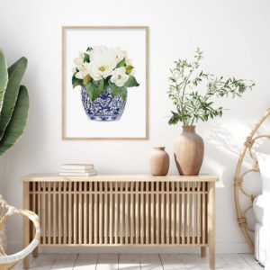 Wall art - Elegant Flower A - Canvas Prints - Poster Prints