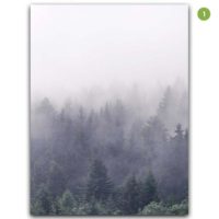 Wall Art prints -Misty Forest 3 sets - Poster Prints -Canvas Prints - Image 5