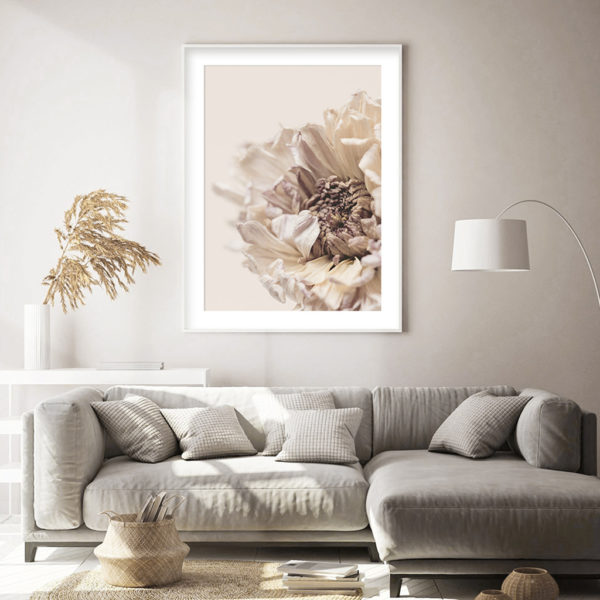 Wall art - Modern Dried Blooming Flower II- Canvas Prints - Poster Prints