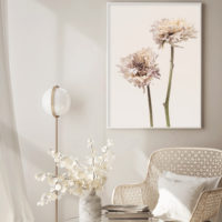 Wall art - Modern Dried Blooming Flower 2 sets- Canvas Prints- Poster Prints - Image 4