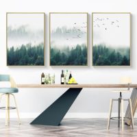 Wall Art prints -Mystical Forest 3 sets - Poster Prints -Canvas Prints