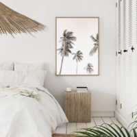 Wall art - Palm Tree Bohemian Style 2 sets- Canvas Prints- Poster Prints - Image 2