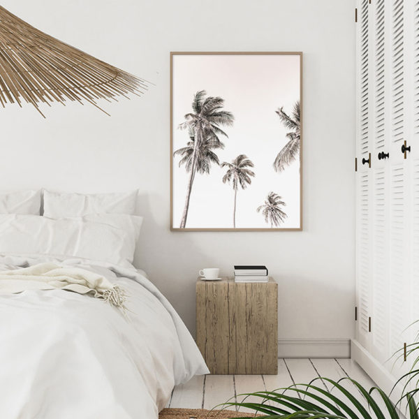 Wall art - Palm Tree Bohemian Style 2 sets- Canvas Prints- Poster Prints - Image 2