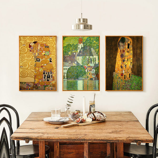 Wall Art prints - Artworks by Klimt 3 sets - Poster Prints -Canvas Prints