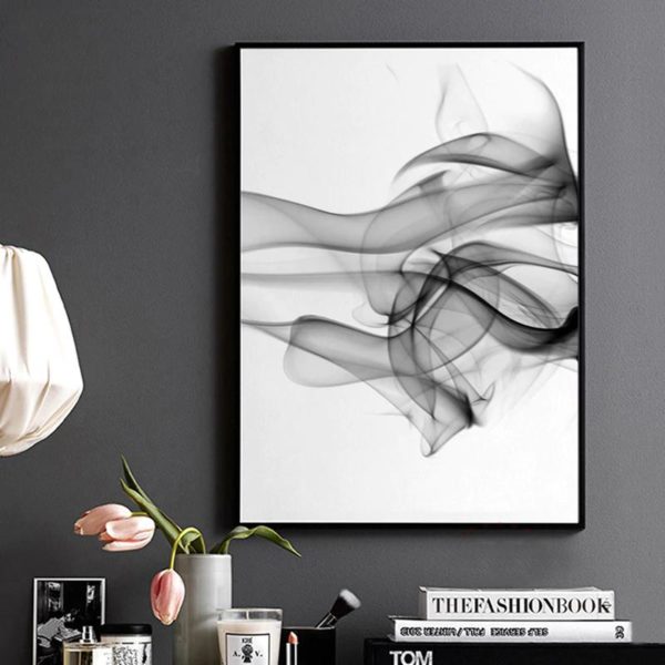 Wall art - Stylish Abstract Black 2 sets- Canvas Prints- Poster Prints - Image 5