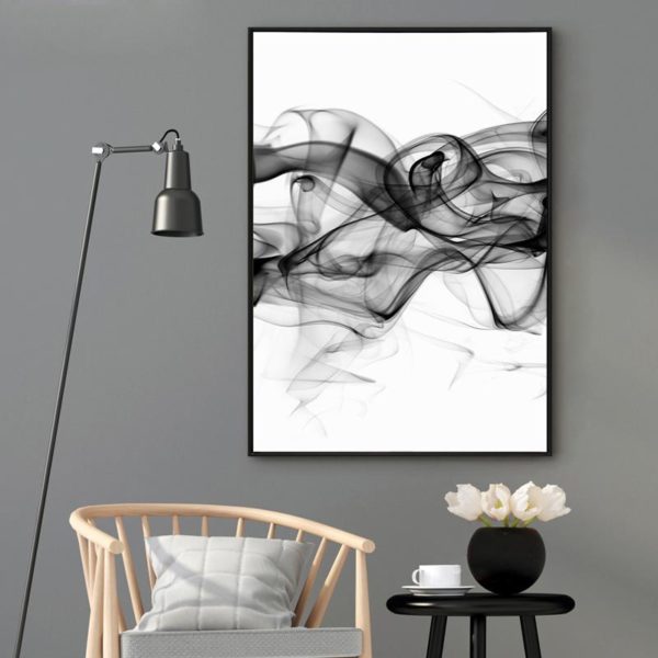 Wall art - Stylish Abstract Black 2 sets- Canvas Prints- Poster Prints - Image 6