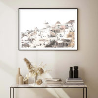 Wall art - Santorini Sunset - Canvas Prints - Poster Prints - Image 2