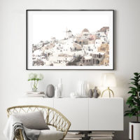 Wall art - Santorini Sunset - Canvas Prints - Poster Prints - Image 3
