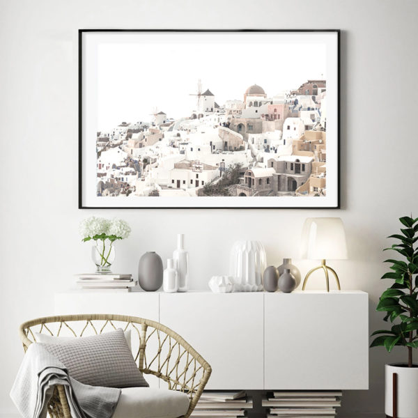 Wall art - Santorini Sunset - Canvas Prints - Poster Prints - Image 3