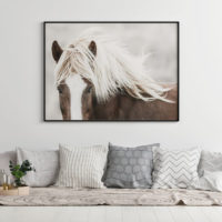 Wall art - Wild Horse - Canvas Prints - Poster Prints - Image 2