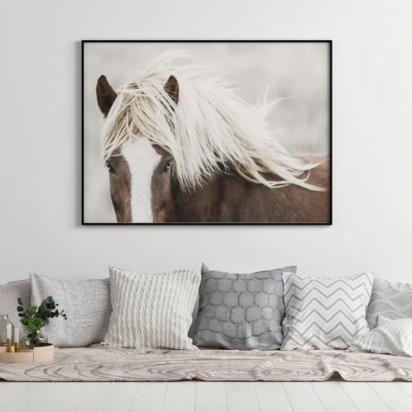 Wall art - Wild Horse - Canvas Prints - Poster Prints - Image 2