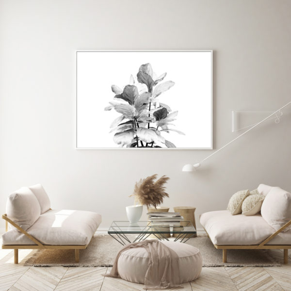 Wall art - Fiddle Leaves - Canvas Prints - Poster Prints - Image 3