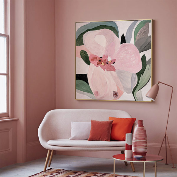 Wall Art - Floral Hand Painting Style - Canvas Prints-Poster Prints - Image 2