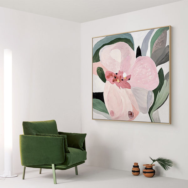 Wall Art - Floral Hand Painting Style - Canvas Prints-Poster Prints - Image 3