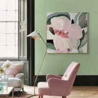 Wall Art - Floral Hand Painting Style - Canvas Prints-Poster Prints - Image 4