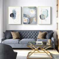 Wall Art -Marbled Light Grey 3 sets - Poster Prints -Canvas Prints - Image 3