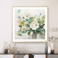 Wall Art -  White Hydrangea French Style - Canvas Prints-Poster Prints