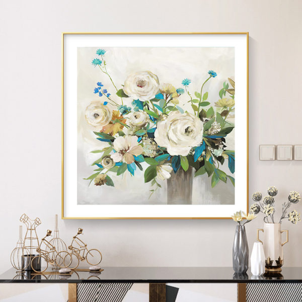 Wall Art -  White Hydrangea French Style - Canvas Prints-Poster Prints
