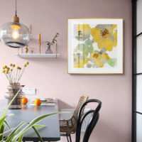 Wall Art - Yellow Flowers American Style (2 sets)- Canvas Prints-Poster Prints - Image 4