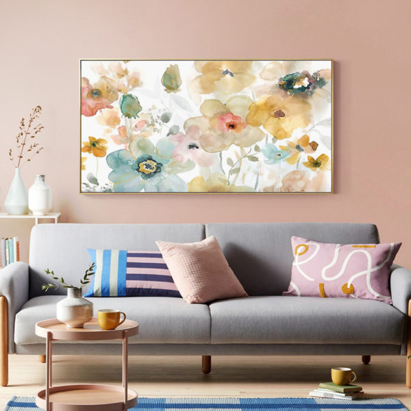 Wall Art – Floral Watercolor Style - Canvas Prints - Poster Prints - Image 4
