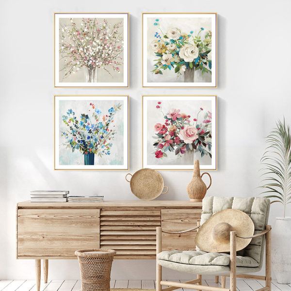 Wall Art -  White Hydrangea French Style - Canvas Prints-Poster Prints - Image 2