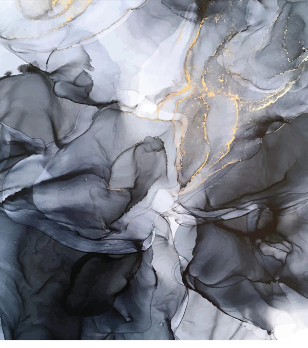 Wall Art - Marbled Black Grey - Canvas Prints-Poster Prints - Image 6