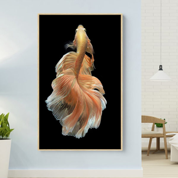 Wall Art - Siamese Fighting Fish III - Canvas Prints-Poster Prints - Image 3