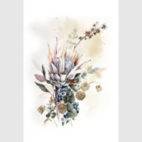 Wall art - Berries And Protea 2 sets- Canvas Prints- Poster Prints - Image 3
