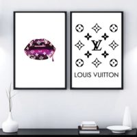 Wall art - Lip Fashion 2 sets- Canvas Prints- Poster Prints - Image 3