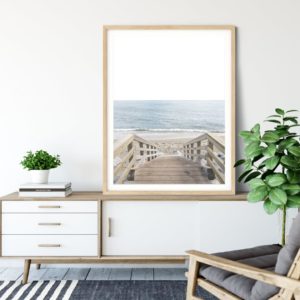 Wall art - Beach Stairs - Canvas Prints - Poster Prints