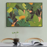 Botanical Art - Tropical Leaves - Canvas Prints-Poster Prints - Image 3