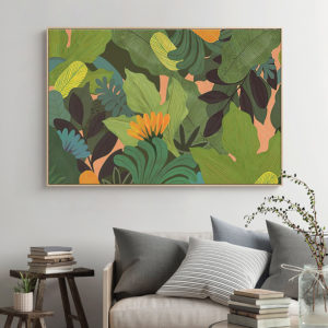 Botanical Art - Tropical Leaves - Canvas Prints-Poster Prints