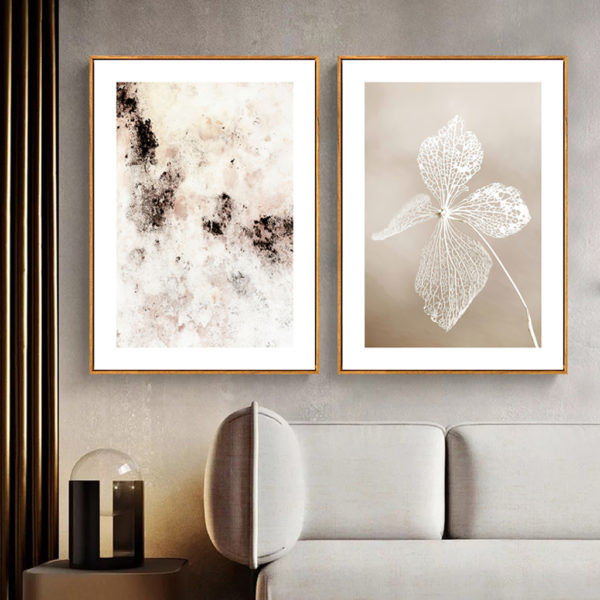 Wall art - Dried Flower 2 sets- Canvas Prints- Poster Prints
