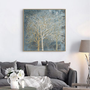 Wall Art - Forest In The Twilight Trees - Canvas Prints-Poster Prints