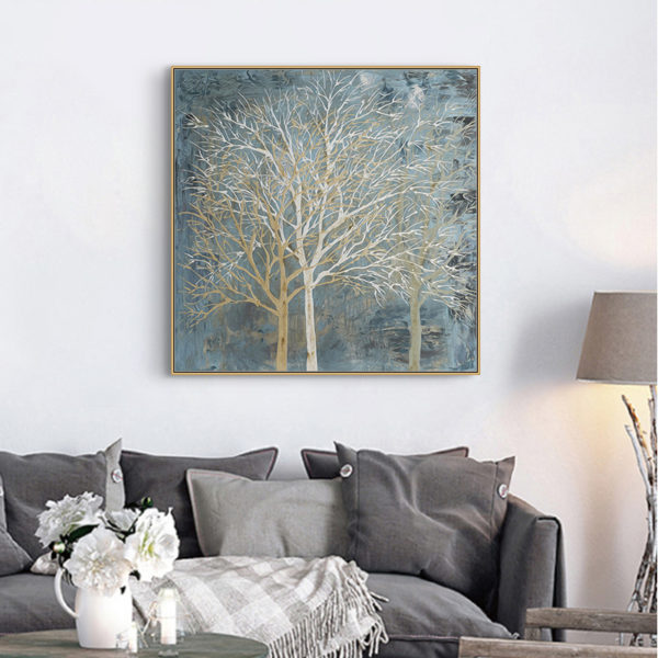 Wall Art - Forest In The Twilight Trees - Canvas Prints-Poster Prints