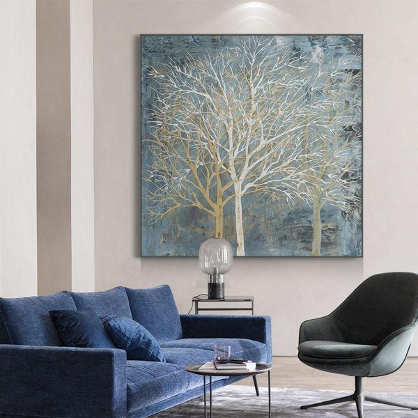 Wall Art - Forest In The Twilight Trees - Canvas Prints-Poster Prints - Image 5