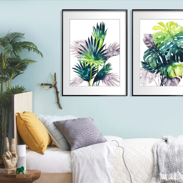 Wall art - Tropical Leaves Style A - Canvas Prints - Poster Prints - Image 3