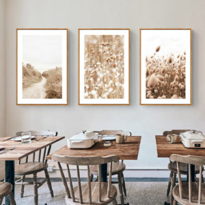 Wall Art - Walk to beach 3 sets - Poster Prints -Canvas Prints
