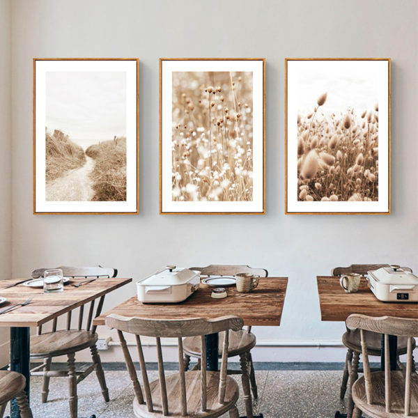 Wall Art - Walk to beach 3 sets - Poster Prints -Canvas Prints