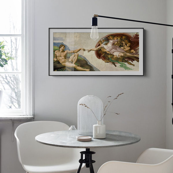 Wall Art – Creation of Adam by Michelangelo - Canvas Prints - Poster Prints - Image 2