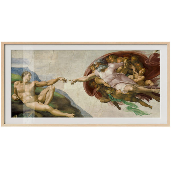 Wall Art – Creation of Adam by Michelangelo - Canvas Prints - Poster Prints - Image 4