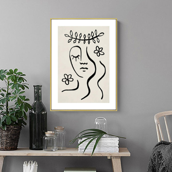 Wall art - Flowers in your hair - Canvas prints- Poster prints