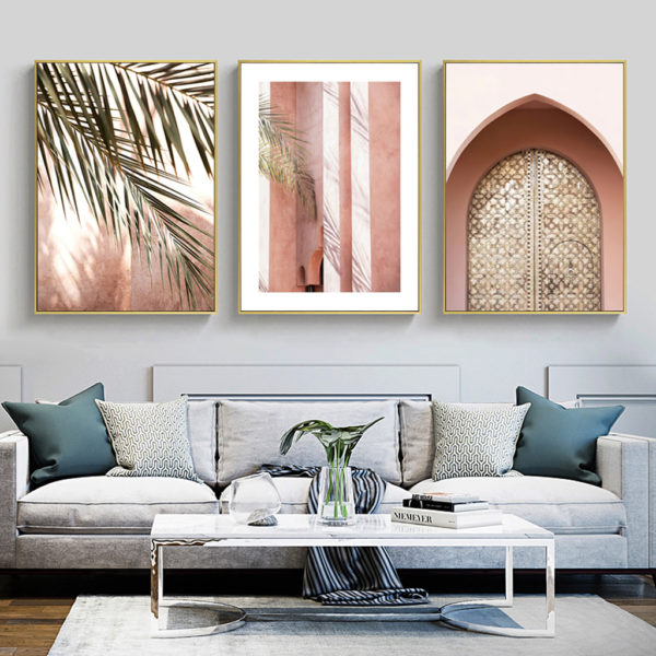 Wall Art -Golden Door 3 sets - Poster Prints -Canvas Prints