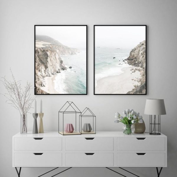 Wall art - Mountain Beach 2 sets- Canvas Prints- Poster Prints - Image 3