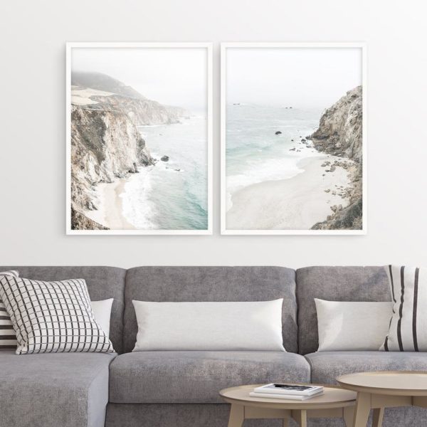 Wall art - Mountain Beach 2 sets- Canvas Prints- Poster Prints - Image 4