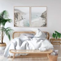 Wall art - Mountain Beach 2 sets- Canvas Prints- Poster Prints