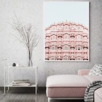 Wall art - Pink Building - Canvas prints- Poster prints - Image 2